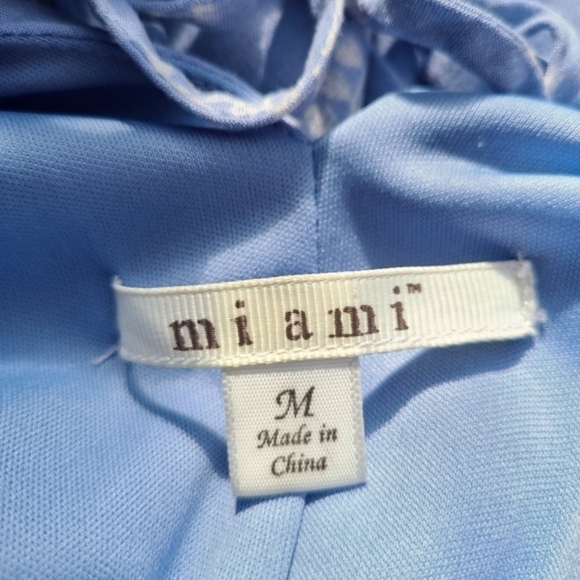 Miami Mini Shift Dress with Bell Sleeves and Back Tie - Picture 7 of 8